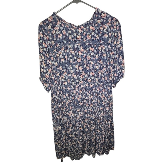 Knox Rose Blue Floral Dress EUC - Picture 2 of 4